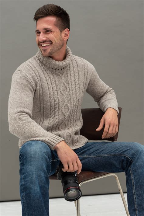 Merino Wool Turtleneck Sweater 